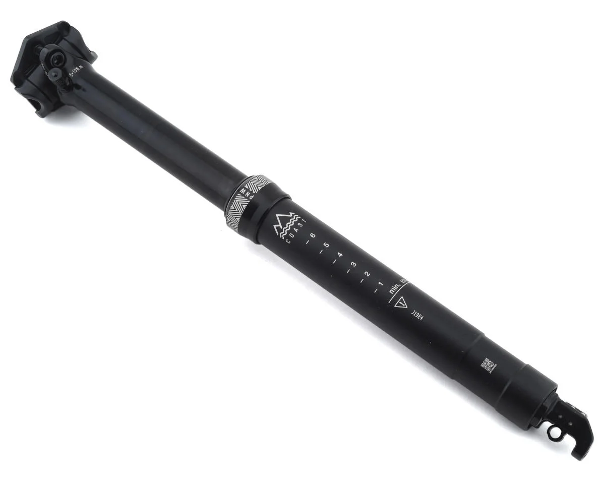 PNW Components Coast Suspension Dropper Seatpost (Black) (31.6mm) (400mm) (Internal Routing) (120mm) (Remote Not Incl...